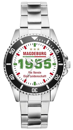 KIESENBERG Herrenuhr Armbanduhr Magdeburg Geschenk Fan Artikel Analog Quartz Uhr 21168 von KIESENBERG