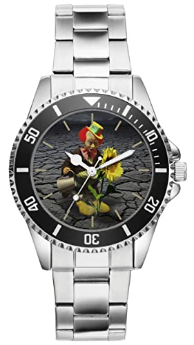 KIESENBERG Herrenuhr Clown Fan Armbanduhr Geschenk Analog Quartz Metallband Uhr 21180 von KIESENBERG