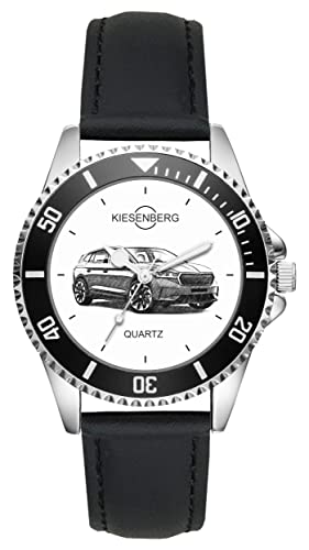 KIESENBERG Herrenuhr Enyaq iv seit 2020 Fan Armbanduhr Geschenk Analog Quartz Lederarmband Uhr L-5816 von KIESENBERG