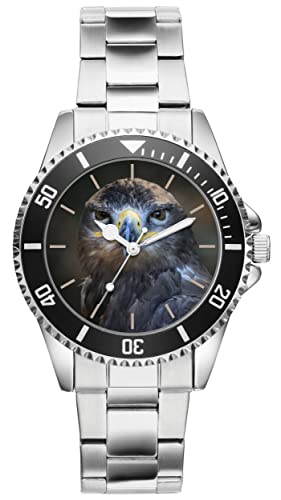 KIESENBERG Herrenuhr Eule Fan Armbanduhr Geschenk Analog Quartz Metallband Uhr 21207 von KIESENBERG