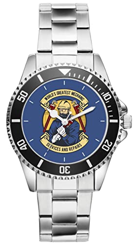 KIESENBERG Herrenuhr Hausmeister Service Facility Management Fan Armbanduhr Geschenk Analog Quartz Metallband Uhr 21279 von KIESENBERG