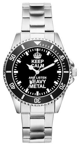 KIESENBERG Herrenuhr Heavy Metal Rock Fan Armbanduhr Geschenk Analog Quartz Metallband Uhr 2269 von KIESENBERG