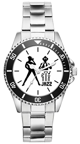 KIESENBERG Herrenuhr Jazz Musik Fan Armbanduhr Geschenk Analog Quartz Metallband Uhr 21136 von KIESENBERG