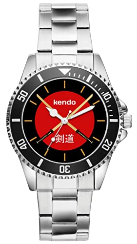 KIESENBERG Herrenuhr Kendo Kampfsport Fan Armbanduhr Geschenk Analog Quartz Metallband Uhr 21238 von KIESENBERG