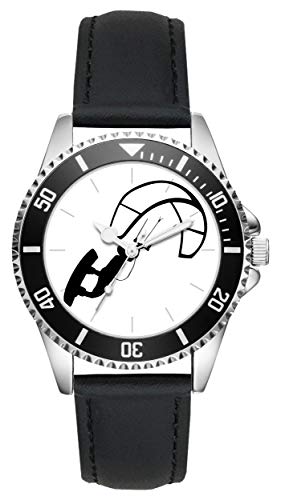 KIESENBERG Herrenuhr Kitesurfen Kiteboarden Fan Armbanduhr Geschenk Analog Quartz Lederarmband Uhr L-6119 von KIESENBERG