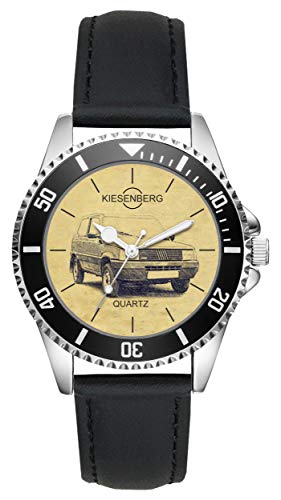 KIESENBERG Herrenuhr Panda Typ 141 Modellpflege Fan Armbanduhr Geschenk Analog Quartz Lederarmband Uhr L-4277 von KIESENBERG