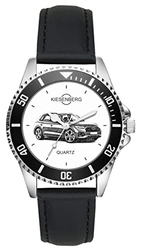 KIESENBERG Herrenuhr Q5 FY seit 2017 Fan Armbanduhr Geschenk Analog Quartz Lederarmband Uhr L-5812 von KIESENBERG