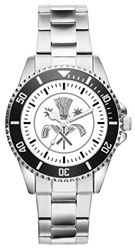 KIESENBERG Herrenuhr Schornsteinfeger Fan Armbanduhr Geschenk Analog Quartz Metallband Uhr 1303 von KIESENBERG
