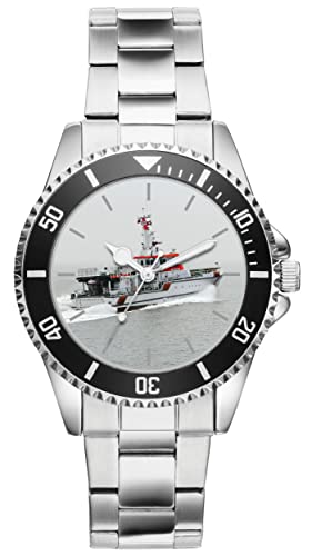 KIESENBERG Herrenuhr Seenot Rettung Fan Armbanduhr Geschenk Analog Quartz Metallband Uhr 21128 von KIESENBERG