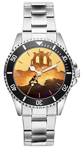 KIESENBERG Herrenuhr Tempel Shaolin Souvenir Fan Armbanduhr Geschenk Analog Quartz Metallband Uhr 21185 von KIESENBERG