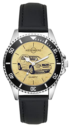 KIESENBERG Herrenuhr XC90 Typ C Facelift Fan Armbanduhr Geschenk Analog Quartz Lederarmband Uhr L-5748 von KIESENBERG