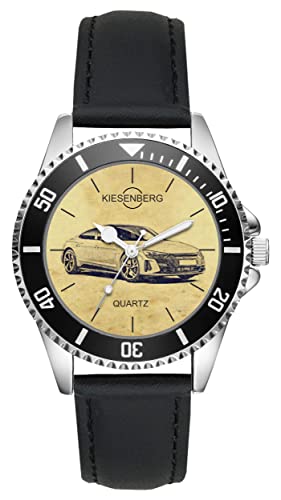 KIESENBERG Herrenuhr e-tron GT Fan Armbanduhr Geschenk Analog Quartz Lederarmband Uhr L-5741 von KIESENBERG