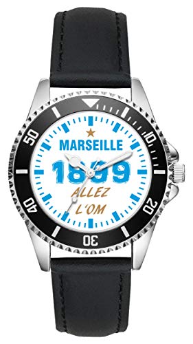 KIESENBERG Marseille Geschenk Artikel Idee Fan Uhr L-6074 von KIESENBERG