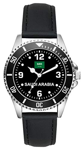 KIESENBERG Saudi Arabien Saudi Arabia Geschenk Artikel Idee Fan Uhr L-6324 von KIESENBERG