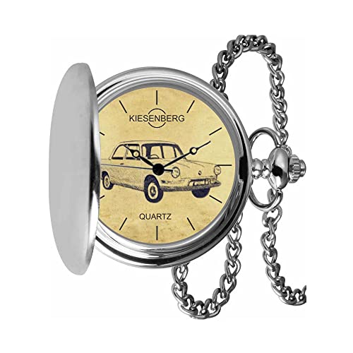 KIESENBERG Taschenuhr Vintage Silber Persönliches Geschenk für 700 Fan Herren Uhr TA-5725 von KIESENBERG