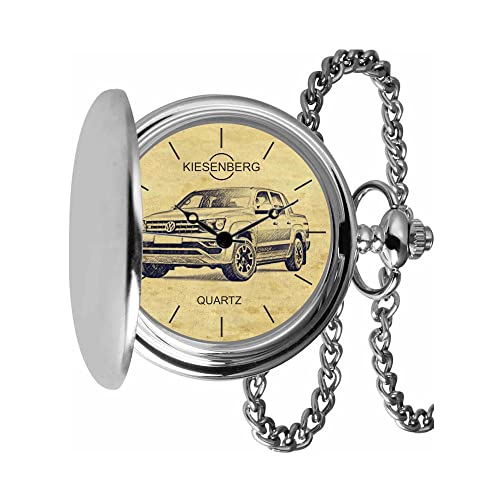 KIESENBERG Taschenuhr Vintage Silber Persönliches Geschenk für Amorak Herren Uhr TA-20374 von KIESENBERG