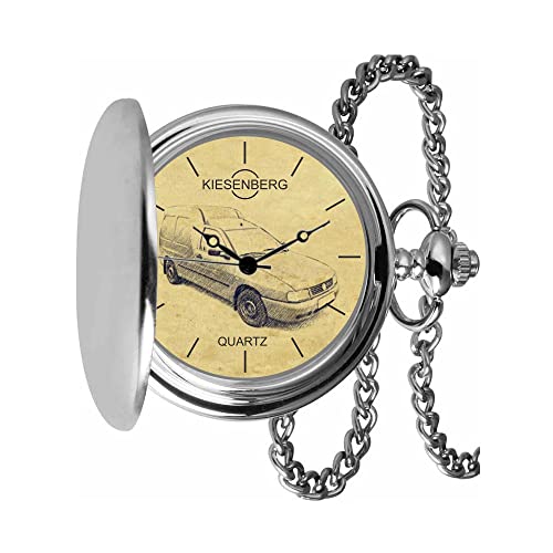 KIESENBERG Taschenuhr Vintage Silber Persönliches Geschenk für Caddy II Herren Uhr TA-5025 von KIESENBERG