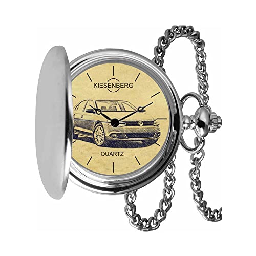 KIESENBERG Taschenuhr Vintage Silber Persönliches Geschenk für Jetta VI Herren Uhr TA-4999 von KIESENBERG