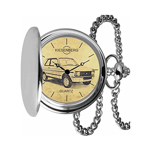 KIESENBERG Taschenuhr Vintage Silber Persönliches Geschenk für LN Fan Herren Uhr TA-5600 von KIESENBERG