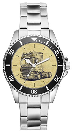 KIESENBERG Herrenuhr Armbanduhr Geschenk für R 730 LKW Trucker Fans Fahrer Analog Quartz Uhr 20218 von KIESENBERG