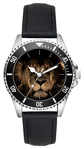KIESENBERG Löwe Geschenk Artikel Idee Fan Uhr L-20498 von KIESENBERG