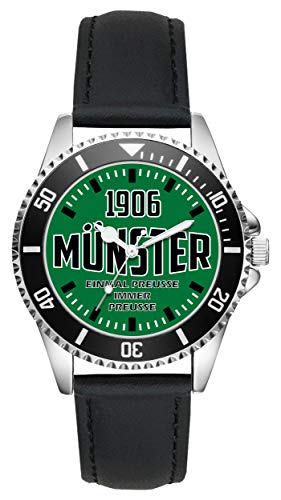 KIESENBERG Münster Geschenk Artikel Idee Fan Uhr L-6100 von KIESENBERG