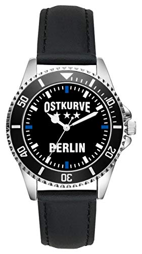 Ostkurve Berlin Geschenk Artikel Idee Fan Uhr L-2371 von KIESENBERG
