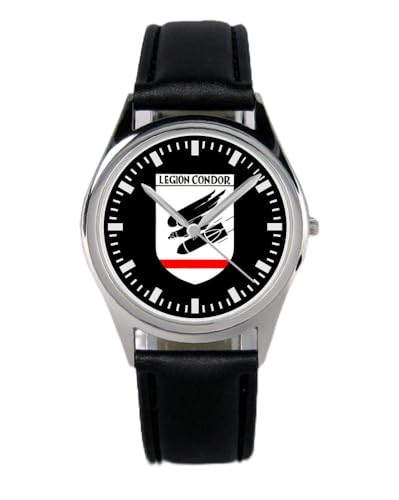 KIESENBERG Armbanduhr Soldat Bundeswehr Legion Condor Geschenk Artikel Idee Fan Damen Herren Unisex Analog Quartz Lederarmband Uhr 36mm Durchmesser B-1580 KIESENBERG Armbanduhr Soldat Bundeswehr Legion Condor Geschenk Artikel Idee Fan Damen Herren Unisex Analog Quartz Lederarmband Uhr 36mm Durchmesser B-1580 von KIESENBERG