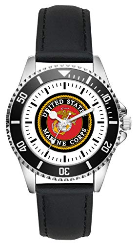KIESENBERG Soldat Geschenk Artikel United States of Marine Corps Uhr L-1179 von KIESENBERG