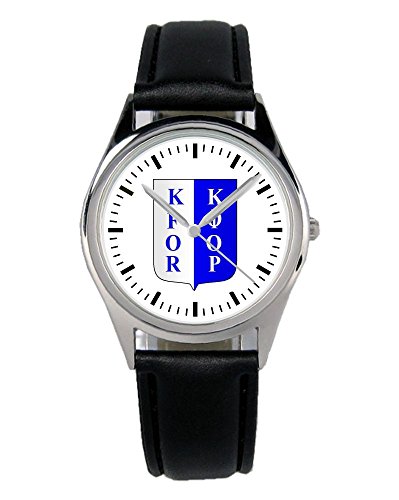 KIESENBERG Soldat Geschenk Bundeswehr Artikel KFOR Kosovo Wappen NATO Uhr B-1015 von KIESENBERG