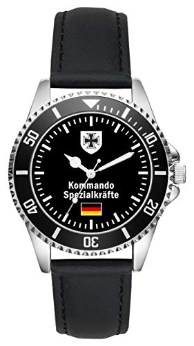 Soldat Geschenk Bundeswehr Artikel Kommando Spezialkräfte KSK Uhr L-1068 von KIESENBERG