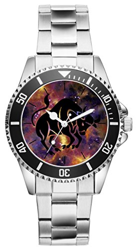 KIESENBERG Sternzeichen Stier Geschenk Artikel Idee Fan Uhr 6172 von KIESENBERG