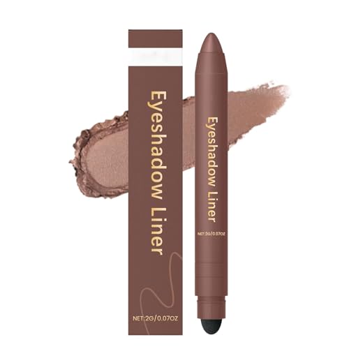 Chiura Shadow Liner 2in 1 Eyeliner Lidschatten, 2-in-1-Augen-Make-up-Eyeliner + Lidschatten schmuddes und wasserdichtes, schmuddesdes Verschleiß, lang anhaltende, sanfte und glatte (Bronze) von KIEYIQE