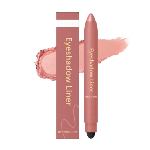 Chiura Shadow Liner 2in 1 Eyeliner Lidschatten, 2-in-1-Augen-Make-up-Eyeliner + Lidschatten schmuddes und wasserdichtes, schmuddesdes Verschleiß, lang anhaltende, sanfte und glatte (Rose gold) von KIEYIQE