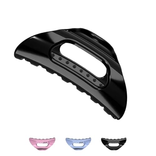 Der Cozy Clip Claw Clip, weicher und bequemer Haarklammerclip für Frauen, Wolkenclip für dickes, langes Haar, ultraleichter, rutschfester Alltags-Clip für einfachen Halt (Black) von KIEYIQE