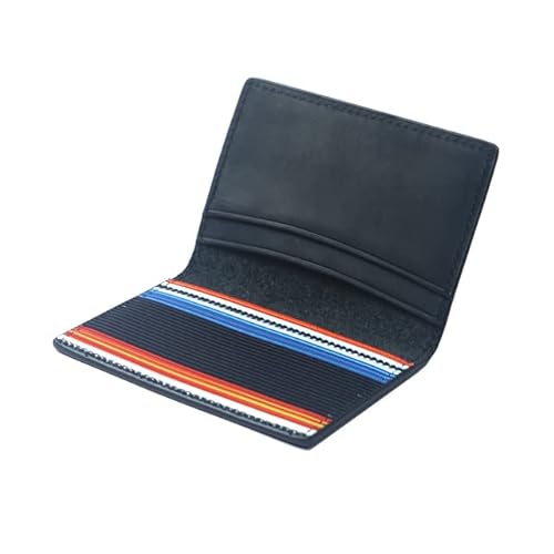 Einzigartig Slim Minimalist Bifold Wallet Handmade Crazy Horse Echtes Leder Herren Elastische Geldbörsen Dünne Kleine Kartenhalter von KIFRAL