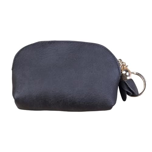 KIFRAL Einzigartig Damen-Geldbörse aus Pu-Leder, modischer Mini-Kartenschlüsselhalter, Reißverschluss, Geldbörse, Vintage-Blumenanhänger-Clutch, kleine Handtasche von KIFRAL