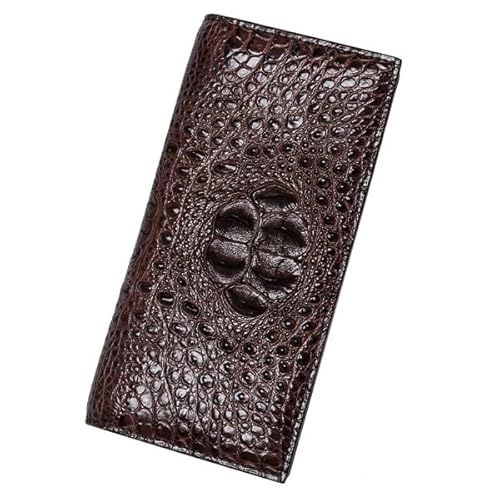 KIFRAL Einzigartig Herren-Echtleder-Brieftasche, luxuriöse, modische, Faltbare Geldbörse mit großer Kapazität, Kartentasche im Vintage-Stil im europäischen Stil von KIFRAL