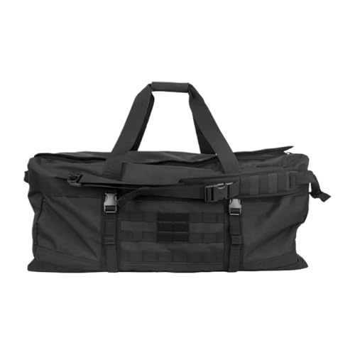 106L Gepäck Seesack Camping Rucksack Große Taschen Herren Wandern Reisen Bergsteigen Reise Utility Gym Wochenende Duffle(Black) von KIFSDLF