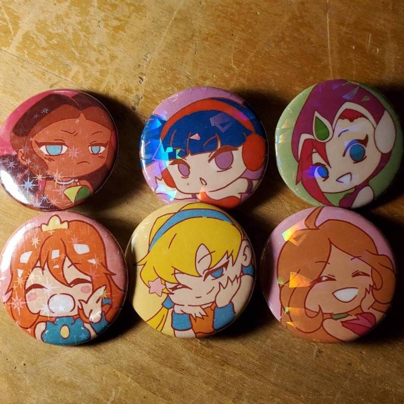 Winx Club Charmix Knöpfe von KIGENStudios