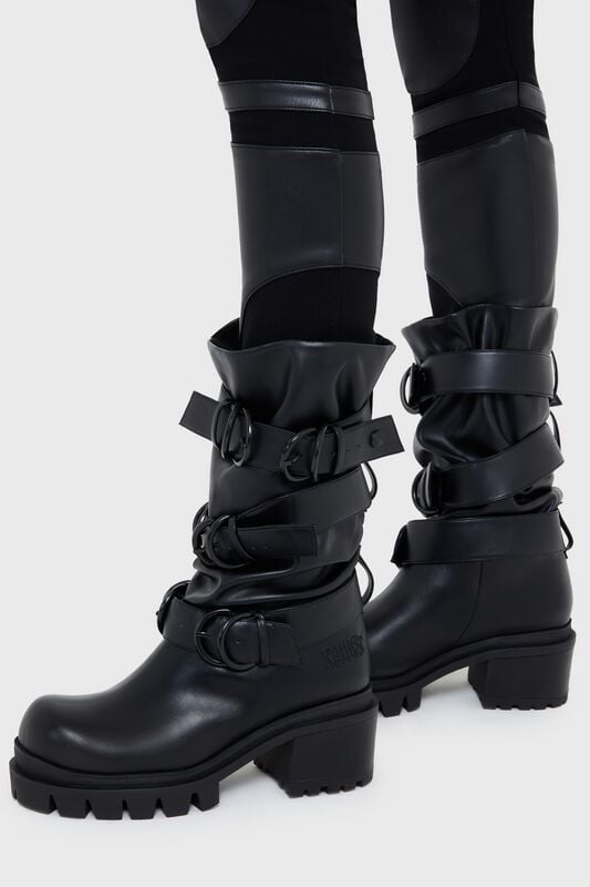 KIHILIST by KILLSTAR Bleak Boots Stiefel schwarz in EU39 von KIHILIST by KILLSTAR