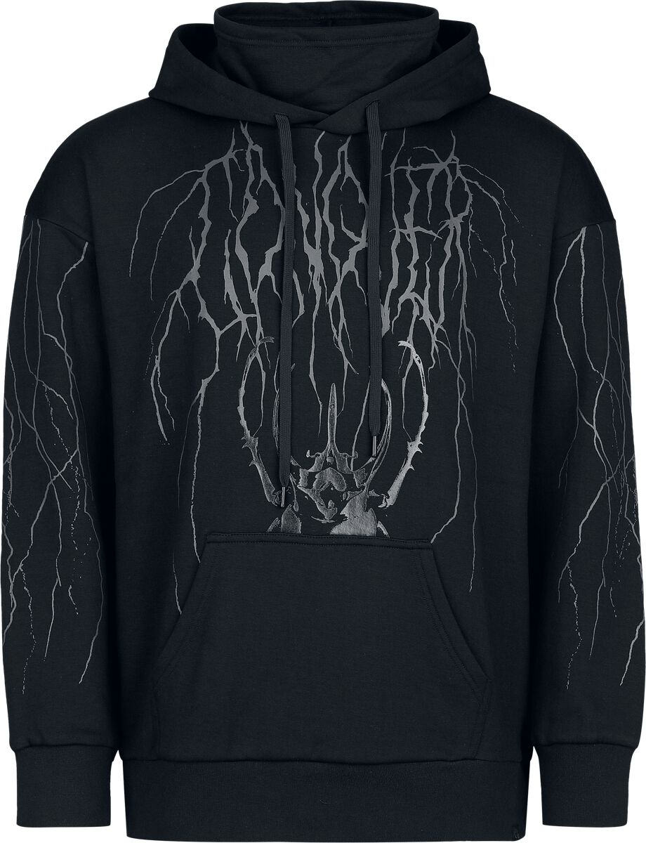 KIHILIST by KILLSTAR Deadvault Hoodie Kapuzenpullover schwarz in XL von KIHILIST by KILLSTAR