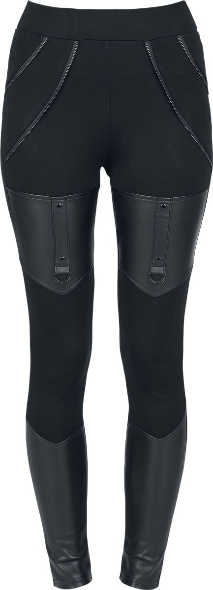 KIHILIST by KILLSTAR Fallen Word Leggings Leggings schwarz in XS von KIHILIST by KILLSTAR