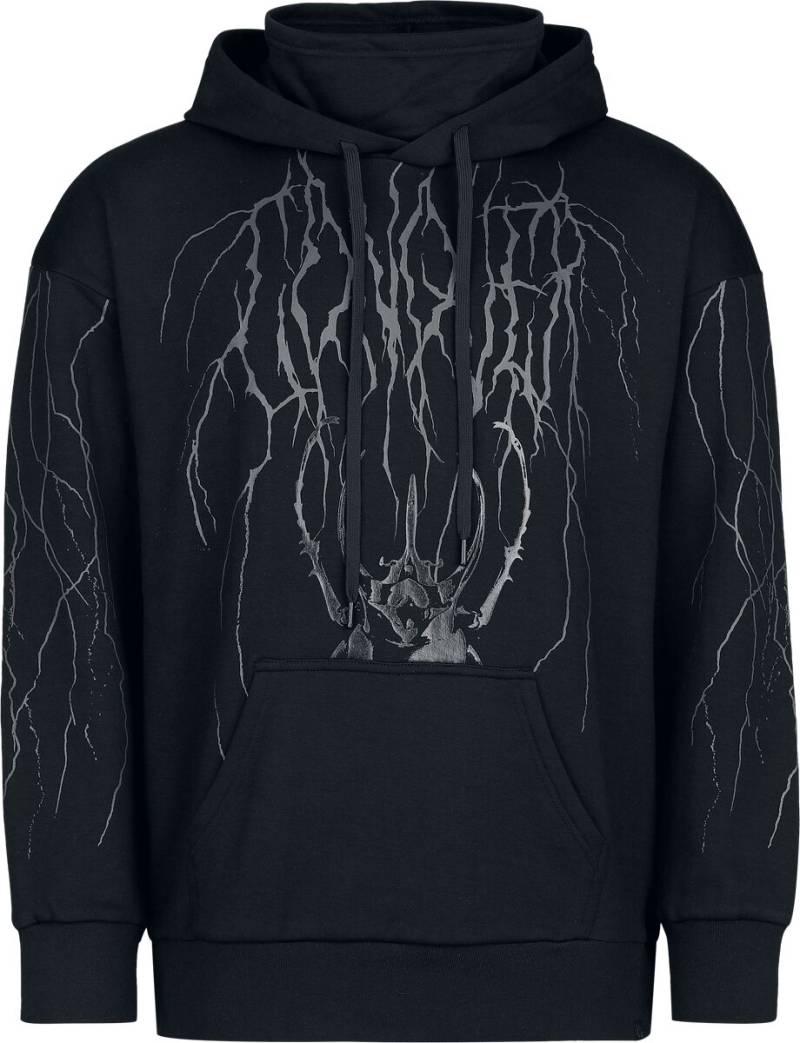 KIHILIST by KILLSTAR - Gothic Kapuzenpullover - Deadvault Hoodie - XS bis 4XL - für Männer - Größe L - schwarz von KIHILIST by KILLSTAR