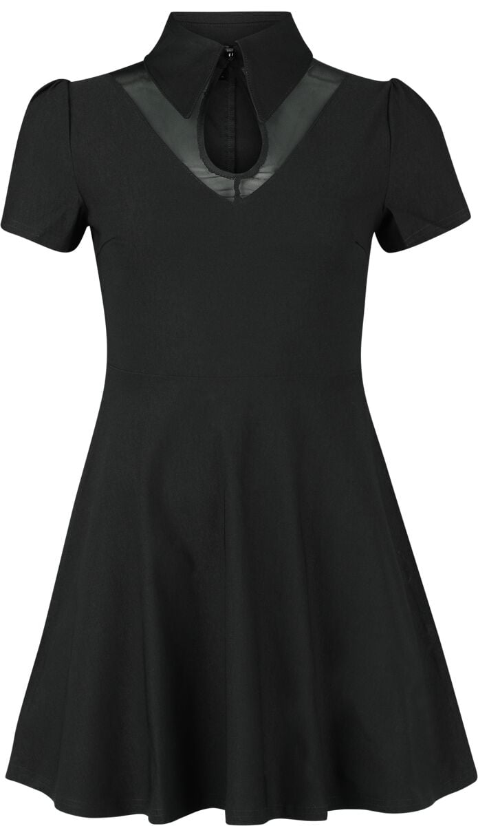 KIHILIST by KILLSTAR - Gothic Kurzes Kleid - Wept Inside Mini Dress - XS bis 4XL - für Damen - Größe XS - schwarz von KIHILIST by KILLSTAR