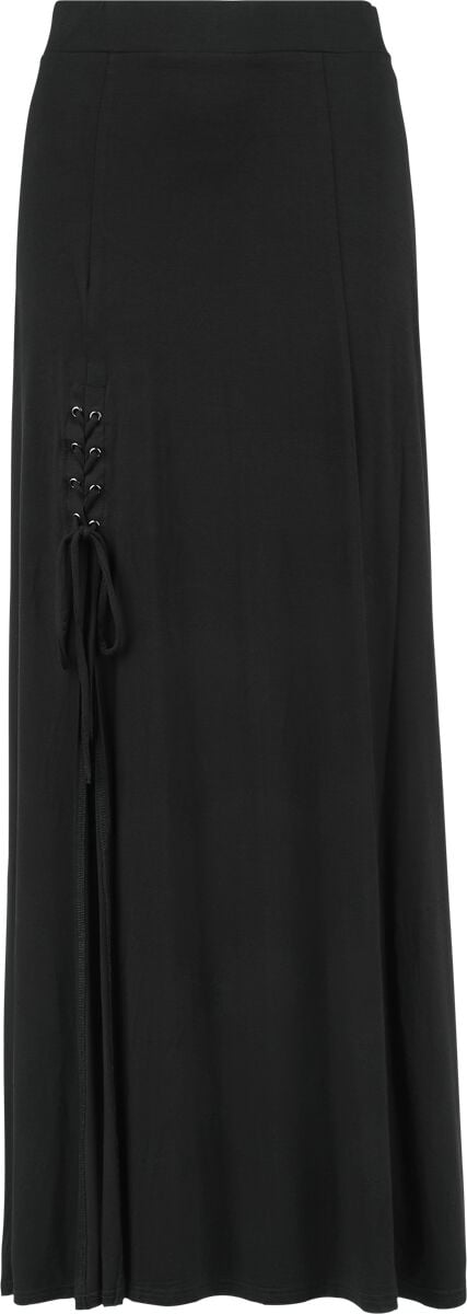 KIHILIST by KILLSTAR - Gothic Langer Rock - Secretly Weep Maxi Skirt - XS bis 4XL - für Damen - Größe XXL - schwarz von KIHILIST by KILLSTAR