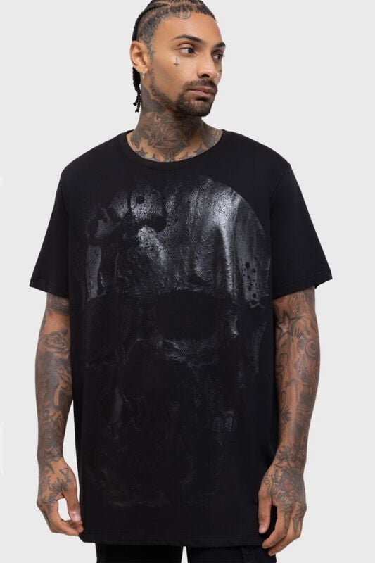 KIHILIST by KILLSTAR - Gothic T-Shirt - Hypnoskull T-Shirt - S bis XL - für Männer - Größe XL - schwarz von KIHILIST by KILLSTAR