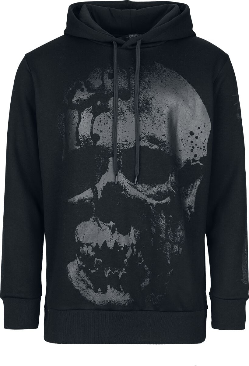 KIHILIST by KILLSTAR Hypnoskull Hoodie Kapuzenpullover schwarz in S von KIHILIST by KILLSTAR