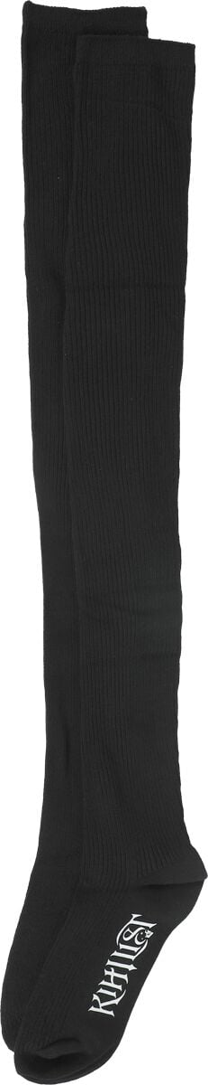 KIHILIST by KILLSTAR Kurika Socks Kniestrümpfe schwarz in Standard von KIHILIST by KILLSTAR