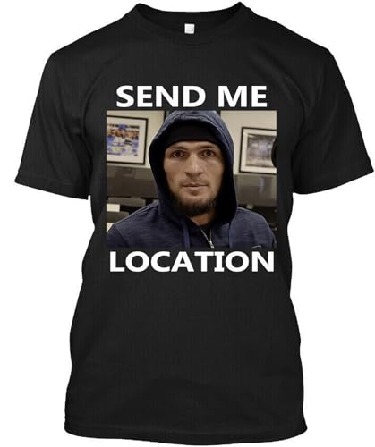 NWT Khabib Nurmagomedov Send Me Location Russian Martial Logo T-Shirt Size S-4XL BlackMedium NWT Khabib Nurmagomedov Send Me Location Russian Martial Logo T-Shirt Size S-4XL BlackMedium von KIINMY